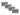 Lionel HO Scale 3" Straight MagneLock Track (4) - 8768034