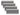 Lionel HO Scale 4.5" Straight MagneLock Track (4) - 8768044