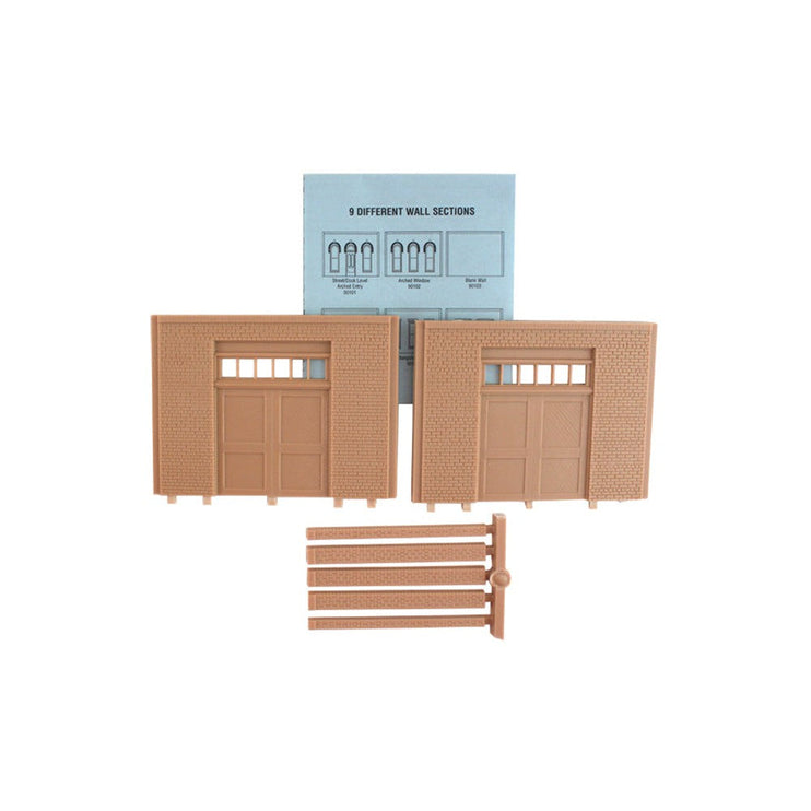 Woodland Scenics O Scale Scale Street/Dock Level Wall Freight Door DPM Kit