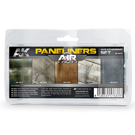 AK Interactive Paneliners Weathering Set