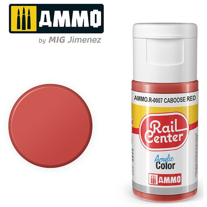 Ammo Mig Rail Center Caboose Red (15ml)