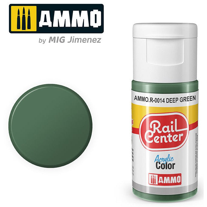 Ammo Mig Rail Center Deep Green (15ml)