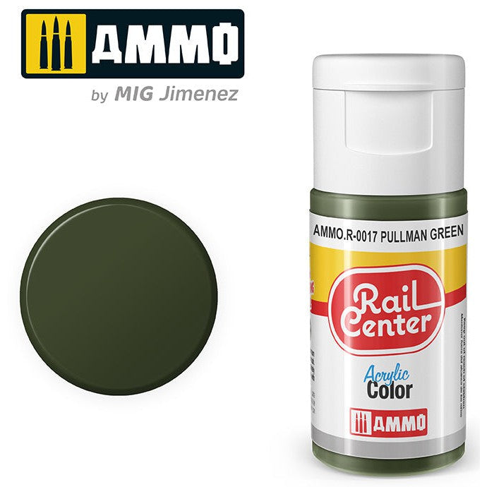 Ammo Mig Rail Center Pullman Green (15ml)