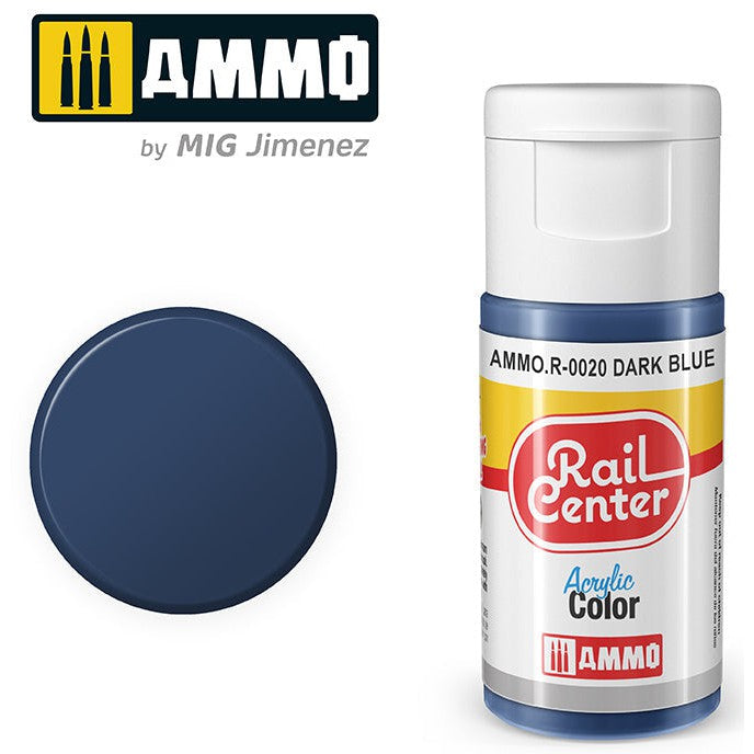 Ammo Mig Rail Center Dark Blue (15ml)