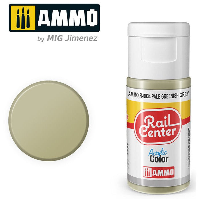 Ammo Mig Rail Center Pale Greenish Gray (15ml)