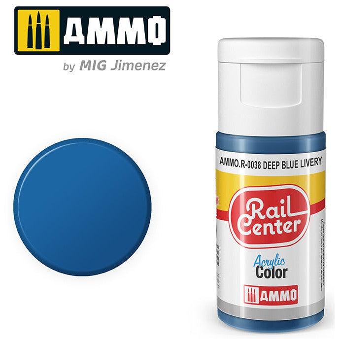 Ammo Mig Rail Center Deep Blue Livery (15ml)