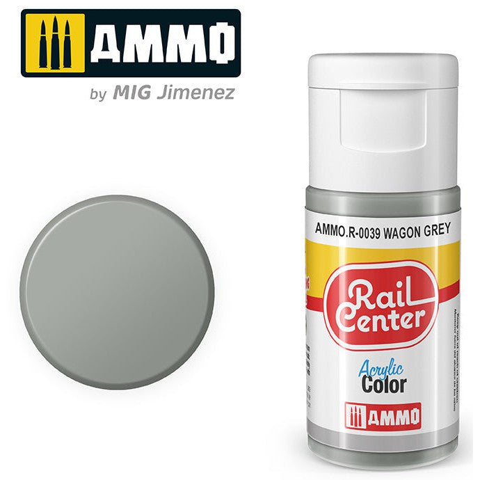 Ammo Mig Rail Center Wagon Gray (15ml)