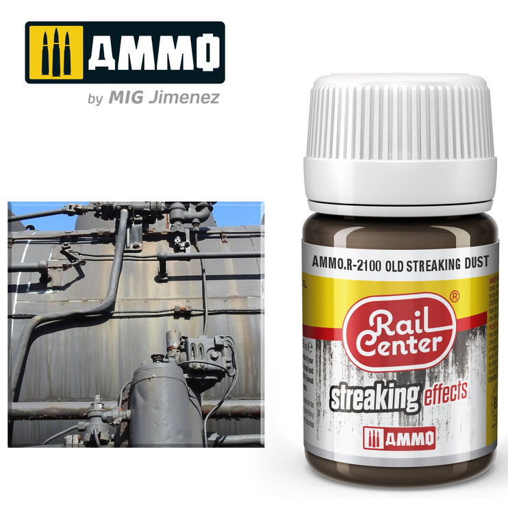 Ammo Mig Rail Center Old Streaking Dust (35ml)