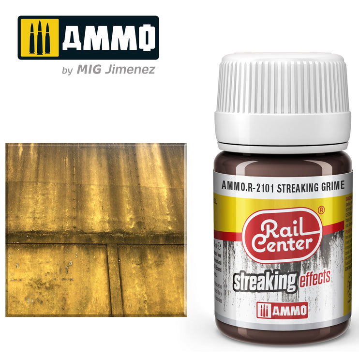 Ammo Mig Rail Center Streaking Grime (35ml)