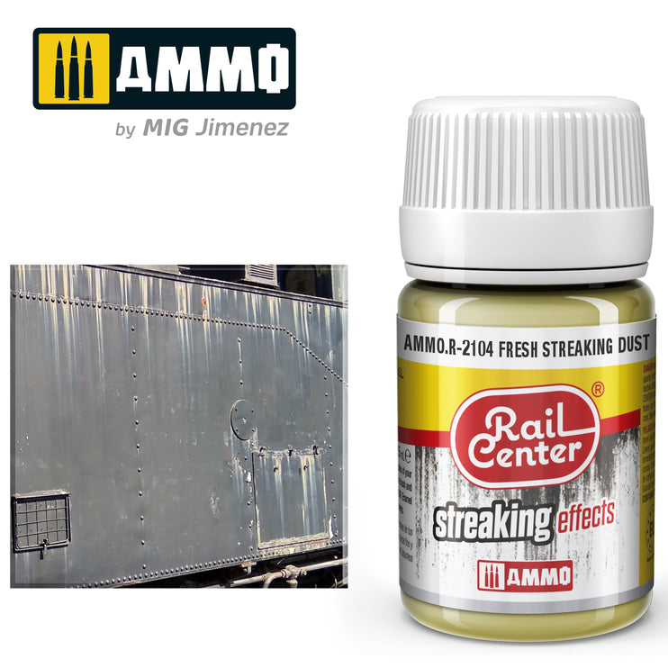 Ammo Mig Rail Center Fresh Streaking Dust (35m