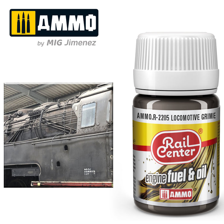 Ammo Mig Rail Center Locomotive Grime (35ml)