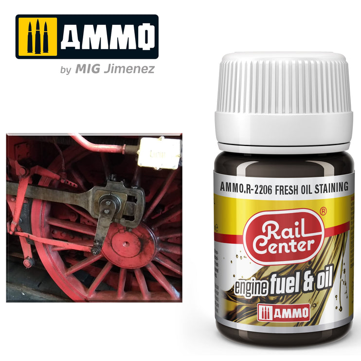 Ammo Mig Rail Center Fresh Oil Staining (35ml)