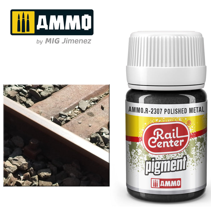 Ammo Mig Rail Center Polished Metal (35ml)