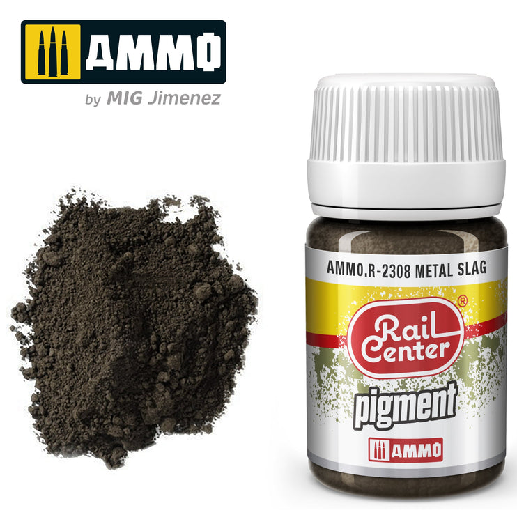 Ammo Mig Rail Center Metal Slag (35ml)