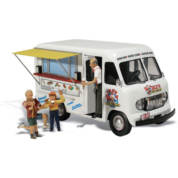 Woodland Scenics HO Scale Ike's Ice Cream Truck North Woods Hobbies - Model Train Store Near Me