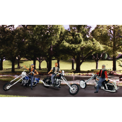 Woodland Scenics HO Scale Bad Boy Bikers North Woods Hobbies - Model Train Store Near Me