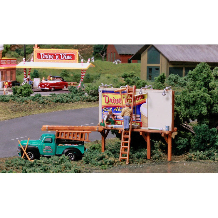 Woodland Scenics HO Scale Sign Slingers North Woods Hobbies - Model Train Store Near Me