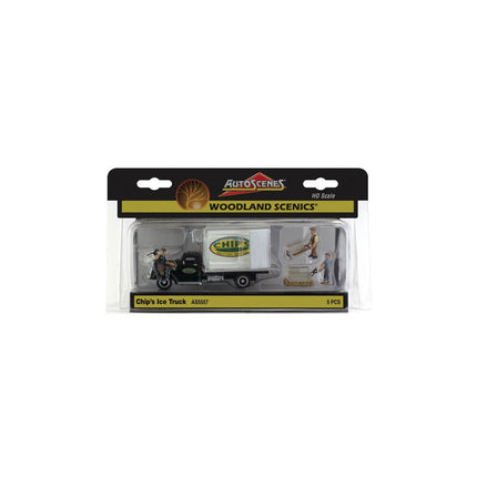 Woodland Scenics HO Scale Chip's Ice Truck North Woods Hobbies - Model Train Store Near Me