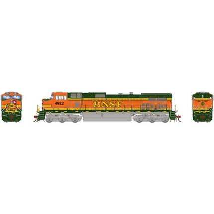 Athearn Genesis  HO Scale Dash 9-44CW, BNSF #4982 - Fusion Scale Hobbies