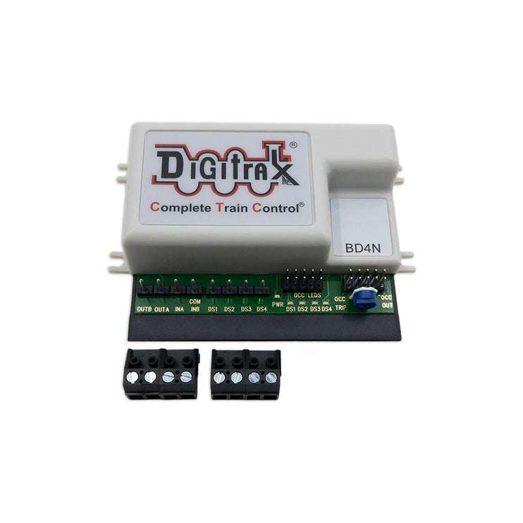 Digitrax BD4N DCC 4-Block Occupancy Detector