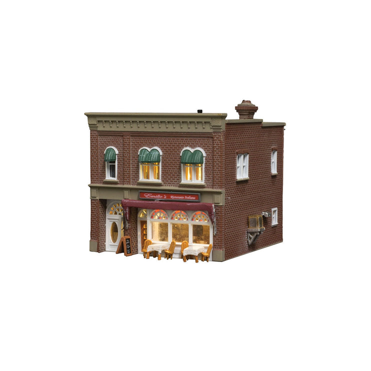 Woodland Scenics N Scale Emilios Italian Restaurant Built and Ready