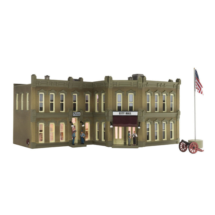 Woodland Scenics HO Scale Municipal Building Built and Ready