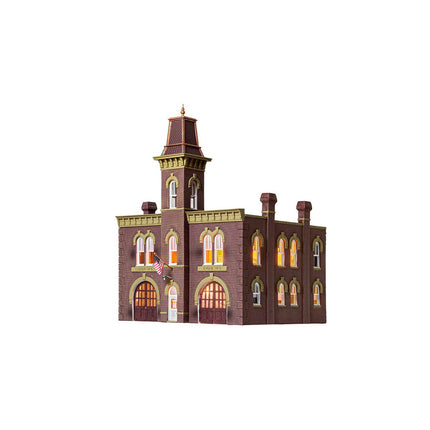 Woodland Scenics HO Scale Firehouse Built and Ready