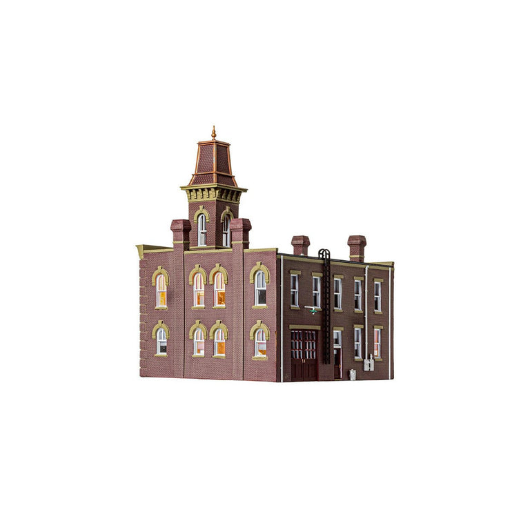 Woodland Scenics HO Scale Firehouse Built and Ready