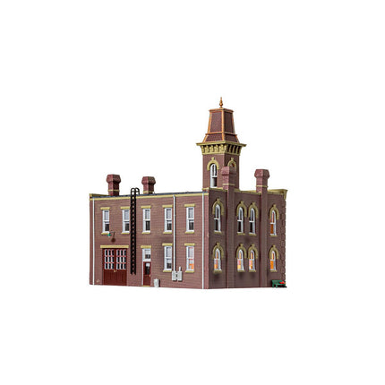 Woodland Scenics HO Scale Firehouse Built and Ready