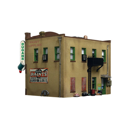 Woodland Scenics HO Scale Dugan’s Paint Store Built and Ready