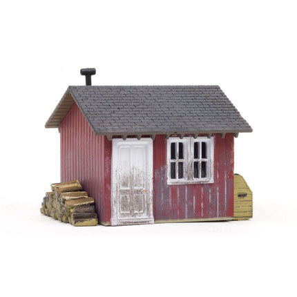 Woodland Scenics HO Scale Work Shed Built and Ready