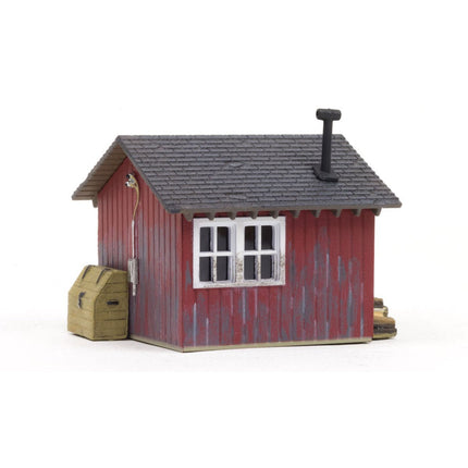 Woodland Scenics HO Scale Work Shed Built and Ready