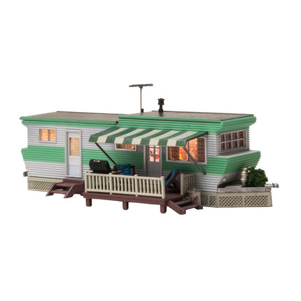 Woodland Scenics HO Scale Grillin and Chillin Trailer Built and Ready