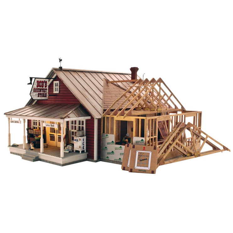 Woodland Scenics O Scale Country Store Expansion Built and Ready