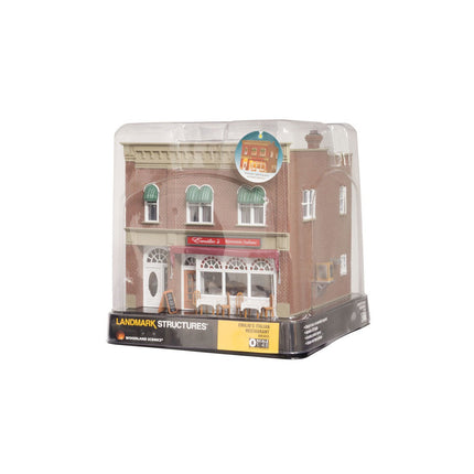 Woodland Scenics O Scale Emilios Italian Restaurant Built and Ready