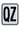 HO Scale - Quiet Zone (QZ) Sign - 2 Pack