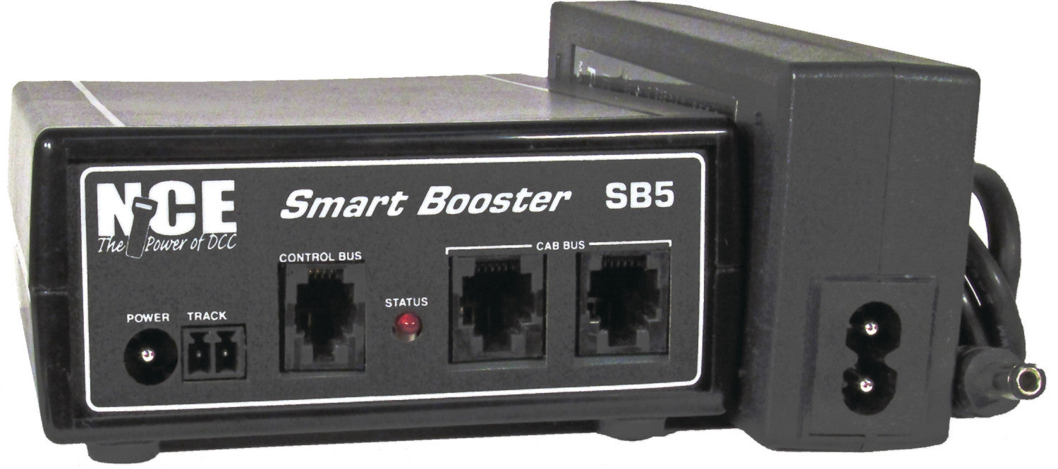 NCE DCC SB 5 5amp Smart Booster w/ Power Supply 0027