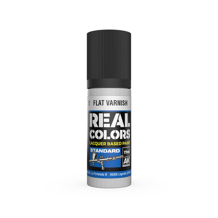 AK Interactive Real Colors Flat Varnish 17 ml.