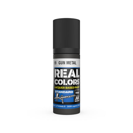 AK Interactive Real Colors Gun Metal 17 ml.