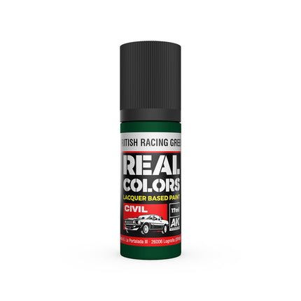 AK Interactive Real Colors British Racing Green 17 ml.