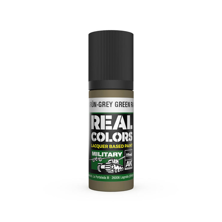 AK Interactive Real Colors Graugrün-Grey Green RAL 7008 17 ml.