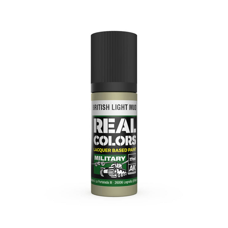 AK Interactive Real Colors British Light Mud 17 ml.