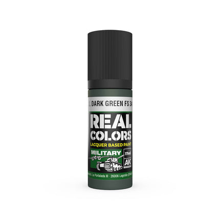 AK Interactive Real Colors Dull Dark Green FS 34092 17 ml.