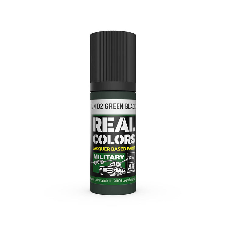 AK Interactive Real Colors IJN D2 Green Black 17 ml.