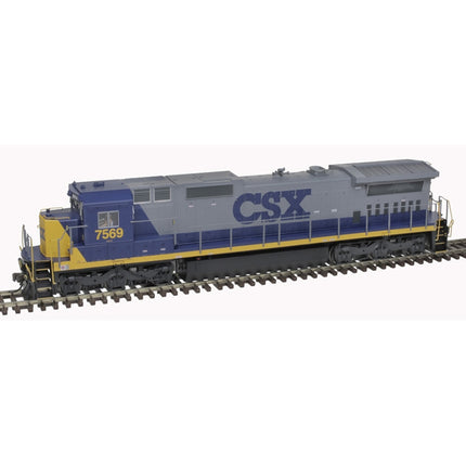 Atlas HO CSX #7569 Dash 8-40C DC/Silver