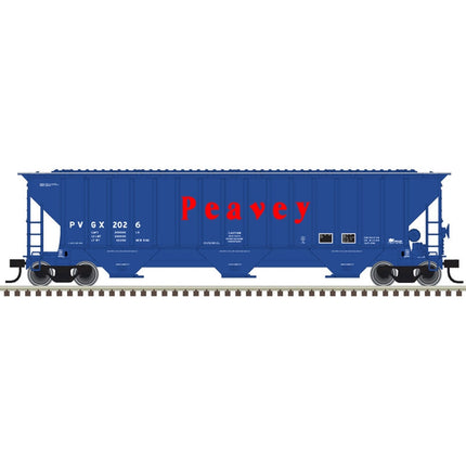 Atlas Trainman HO Scale Peavey PVGX 2090 Thrall 4750 Covered Hopper