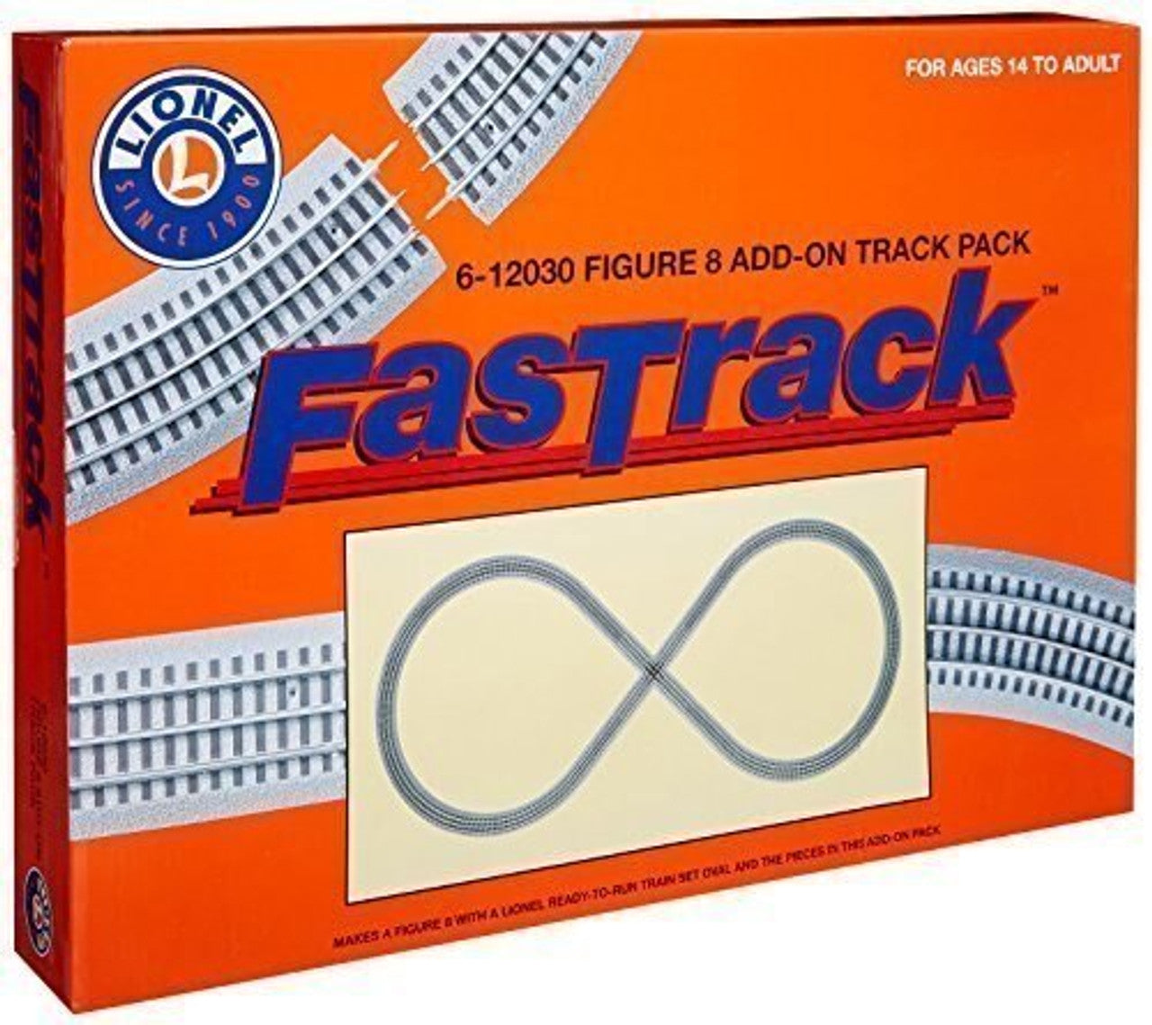 Lionel O Scale FasTrack Figure 8 Add-On Track Pack - 12030 – Train Supply
