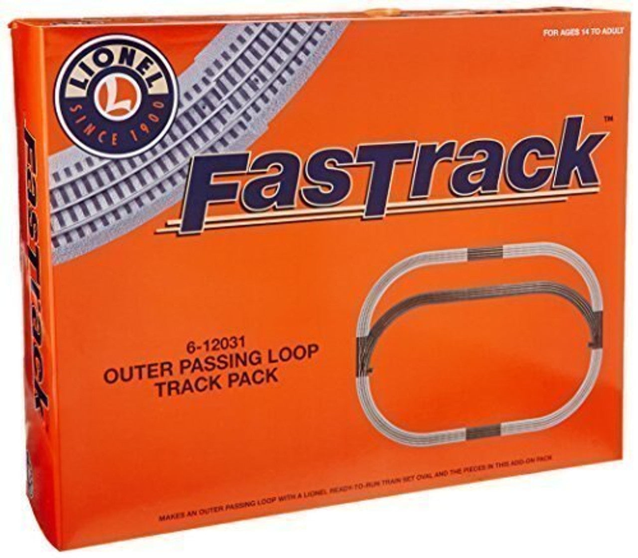 Scale Electrix Loop Lionel O Scale FasTrack Outer Passing Loop Add-On Track Pack - 12031 ...