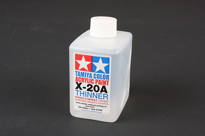 Tamiya Acrylic Paint X-20A Thinner 250ml Bottle TAM81040